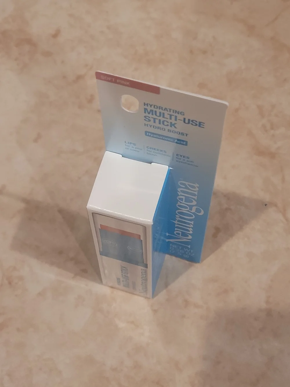 New Neutrogena Hydro Boost Multi -Use Stick With Hyaluronic Acid In Soft Pink